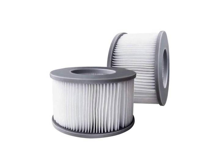 Ersatzfilter 2 Stück für Whirlpool, Weiß, Kunststoff, 6x7x11 cm, Freizeit & Co, Pools & Wasserspaß, Poolzubehör