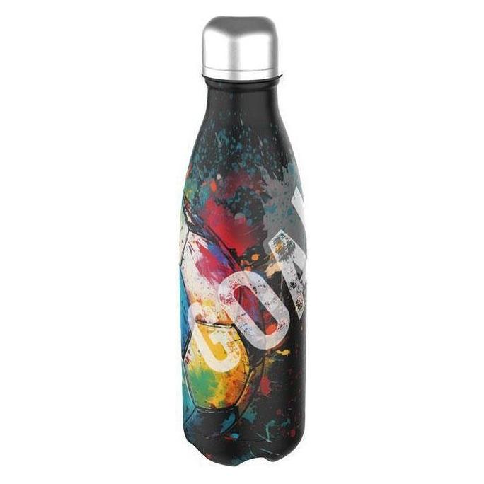 Kangourou Fussball-Edelstahl-Wasserflasche (72691204)
