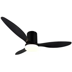 Reality Leuchten Deckenventilator Göteborg Kunststoff Schwarz