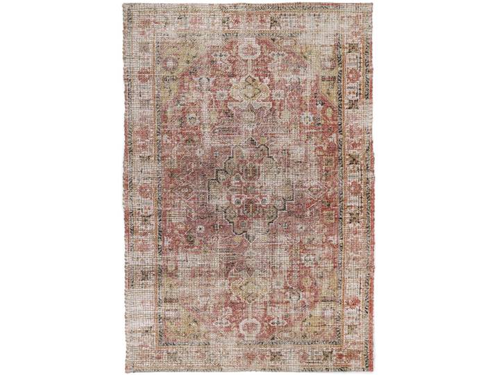 Teppich Annsophie multicolor Paisleymuster Jute 100 x 150 cm