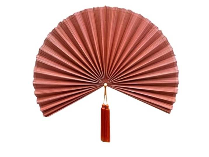 JBJYGSG 40 Zoll handgefertigter dekorativer Wandfächer im Boho-Stil Kopfteil-Dekoration mit Quaste for Zuhause und Wohnzimmer