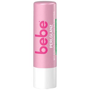 bebe Lippenbalsam Perlglanz Lippenpflege, mit Rosenölextrakt und Sheabutter, 4,9g