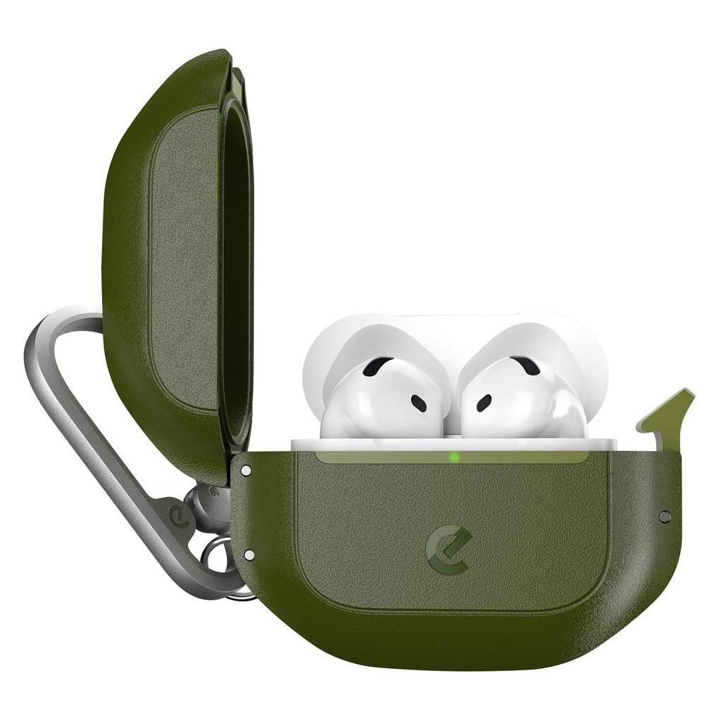 Keybudz ElementProof AirPods 4 Case mit Schloss, Wasserdicht (Kopfhörer Hülle) (AP4_S6_FGN)