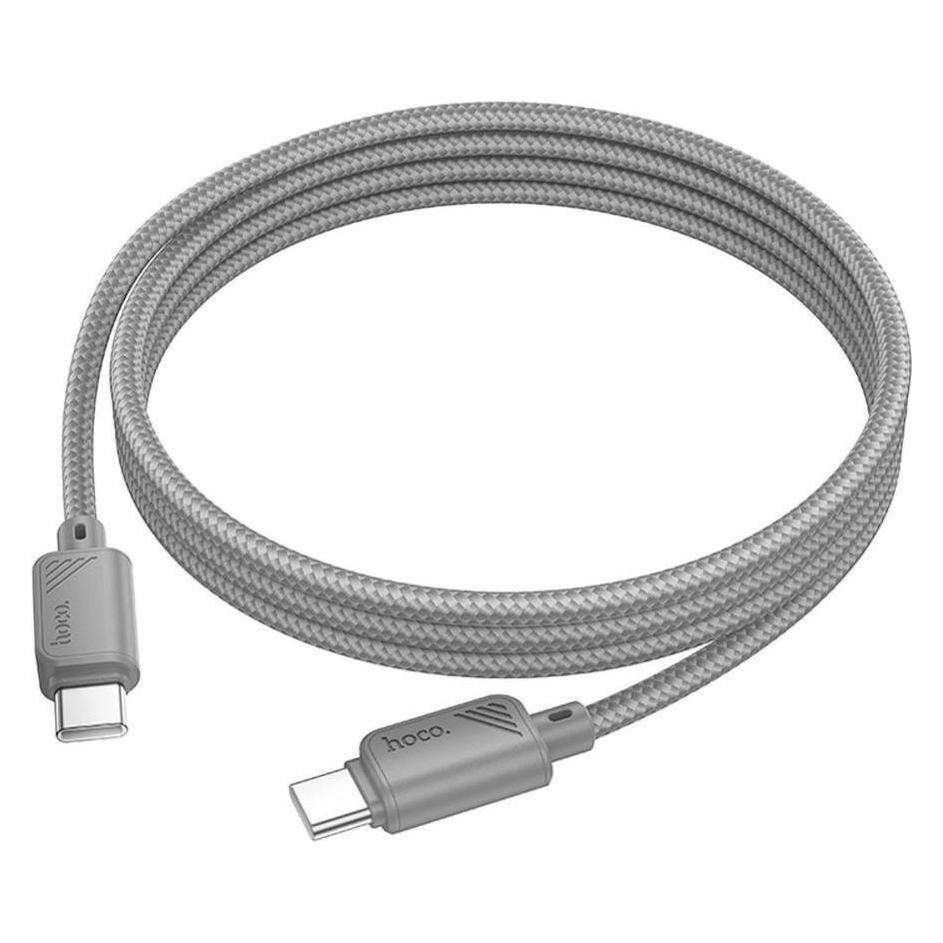 Hoco Cable cable Type C to Type C 3A 60W X113 1 m gray (1 m, USB 3.2 Gen 1, 60 W) (58799973)