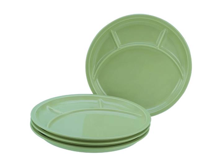 Fondueteller CREATABLE Fondue-Teller , grün, Ø:27cm, Speiseteller, Fondueteller