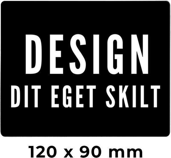 Peleman Skilt   Rektangel   12 X 9 Cm