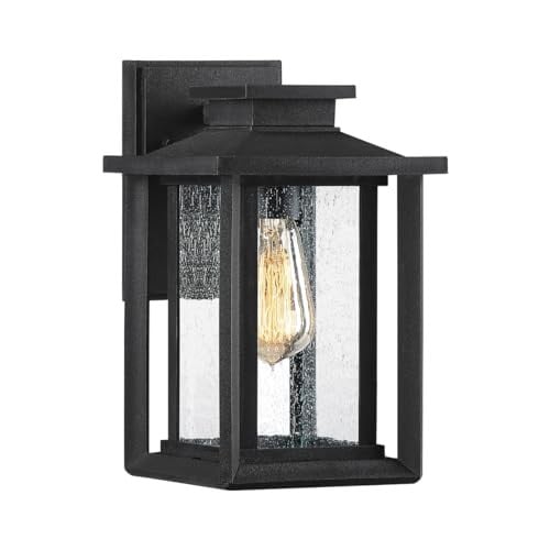 Quoizel Wakefield LED Buitenwandlantaarn Earth Black IP44