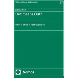 Out means Out?, Fachbücher von Sabrina Klein