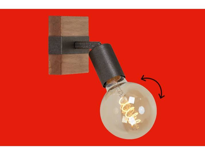 BRILONER LEUCHTEN LED Deckenspot WOOD BASIC , braun (weiß, neutral), Leuchten, LED Deckenspot