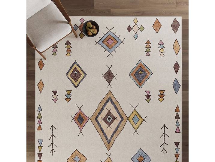 Tapis bohème rétro pour salon, ethnique doux, américain, pour chambre à coucher, cuisine, vestiaire, chevet, décoration de maison