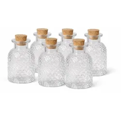 Set aus 6 Glasfläschchen 100 ml