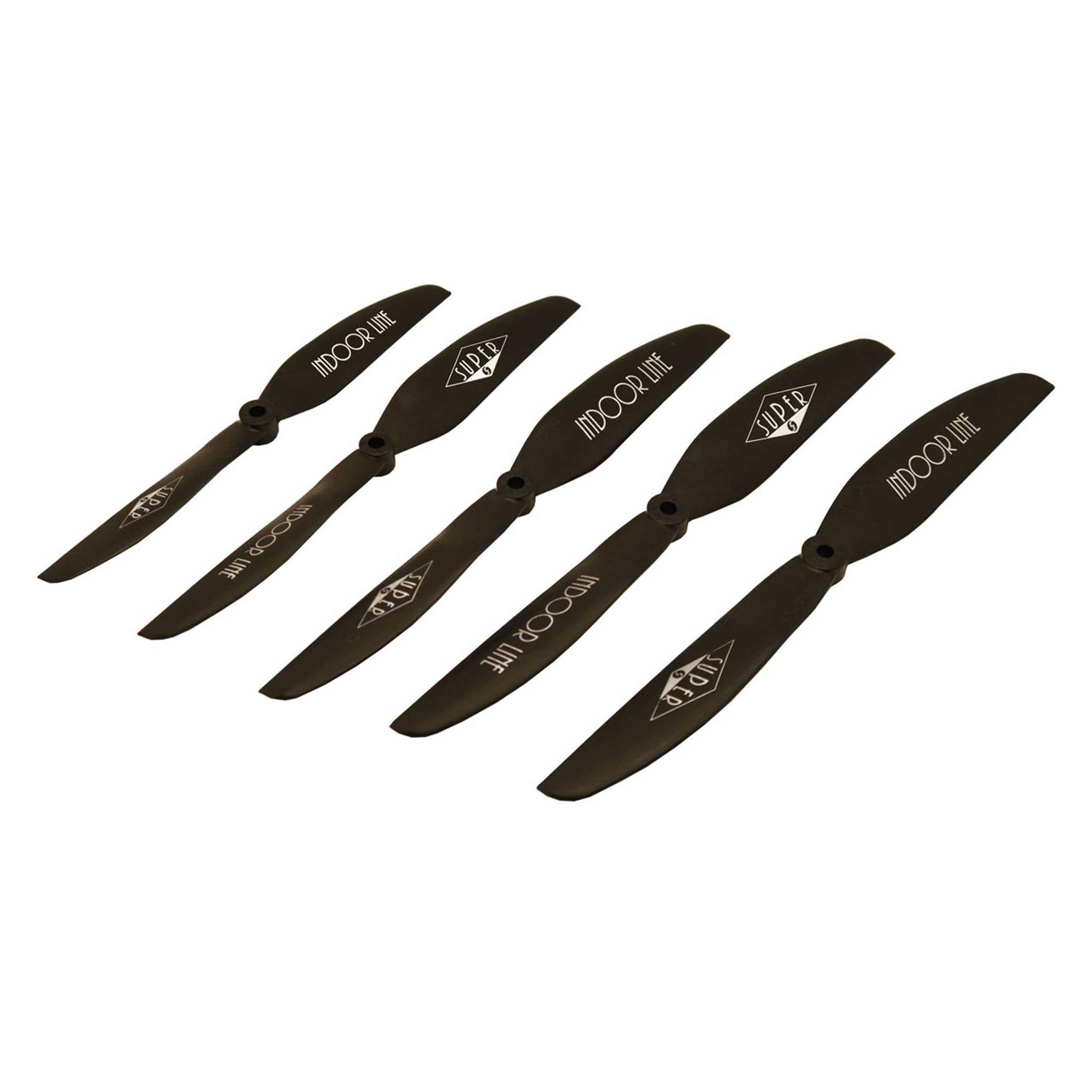 Super indoor line 9x3" 23x7,5 cm schwarz 1stk. luftschraube (2111.9X3)