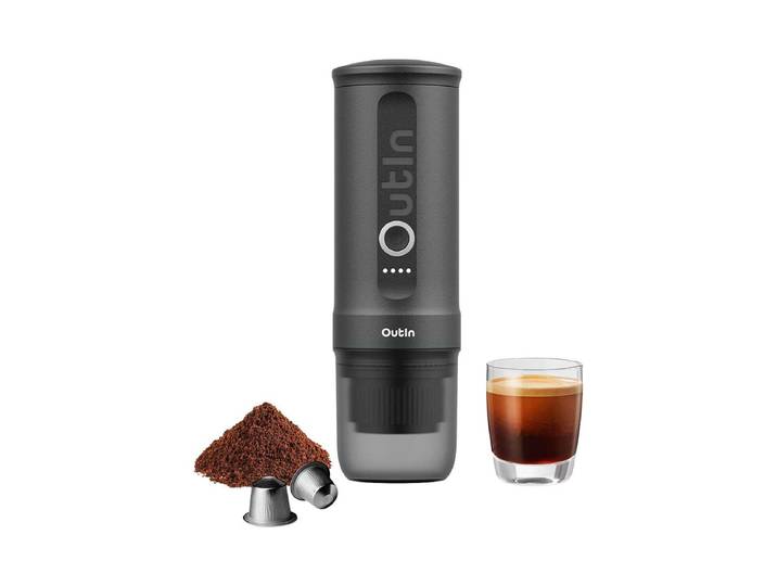 Outin Nano Tragbare Espressomaschine Space Gray