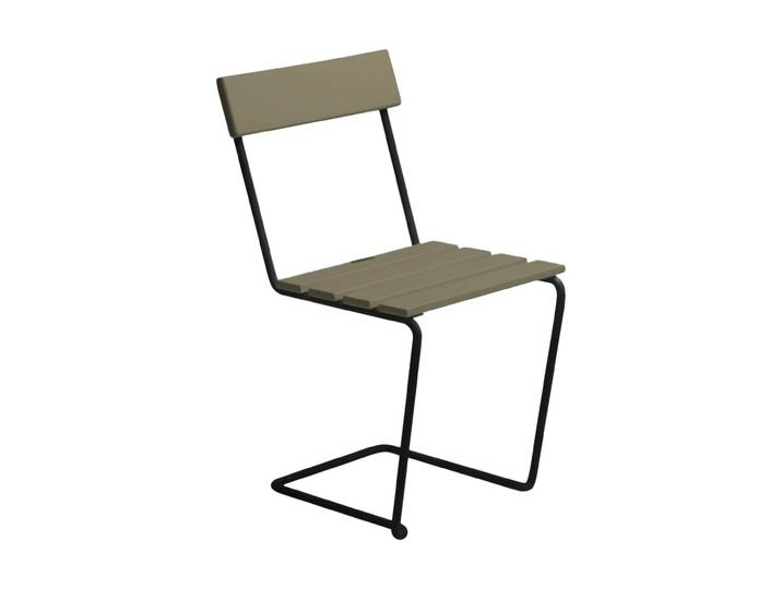 Grythyttan Stålmöbler Chaise 1 Vert clair chêne-noir