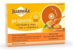 Juanola Própolis Hedera Miel 24 pastillas