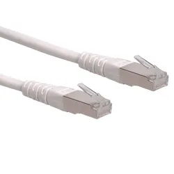 ROLINE Patchkabel Cat.6 (Class E) S/FTP (PiMF), weiß, 7 m
