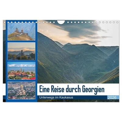 Eine Reise durch Georgien (Wandkalender 2026 DIN A4 quer), CALVENDO Monatskalender
