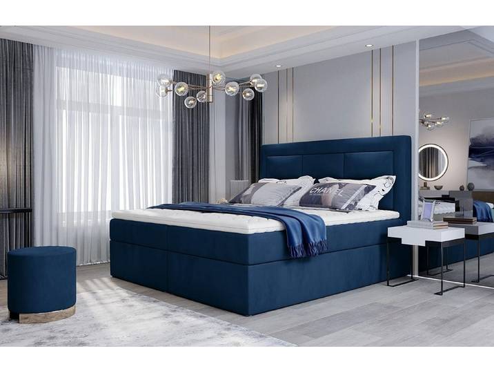 Best for Home Boxspringbett mit Stauraum, Bonellfederkern und Topper (Komplettbett, 140x200 160x200 180x200 cm), Lieferung Wohnung und Aufbauservice, TOP Preis-Leistungs-Verhältnis