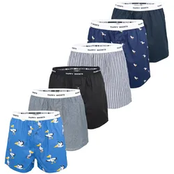Happy Shorts Herren Boxer Mix 6er Pack