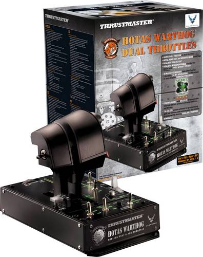 Thrustmaster Hotas Warthog Dual Throttle Flugsimulator-Controller USB PC Schwarz