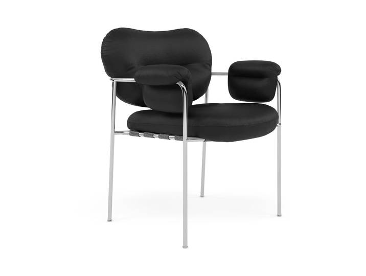 Fogia Bollo Stuhl Elmosoft 99999-polished stainless steel