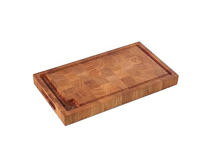Zassenhaus Hackblock Stirnholz Eiche 45 x 25 x 4 cm
