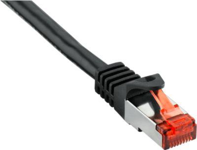 Patch-Kabel CAT6 S/FTP 7,5 m, schwarz