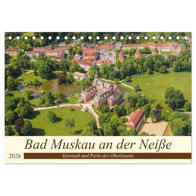 Bad Muskau an der Neiße (Tischkalender 2026 DIN A5 quer), CALVENDO Monatskalender