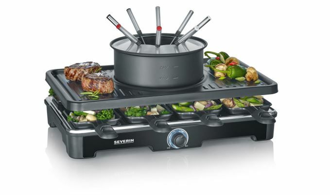 Severin RG2347 Raclette-Fondue Kombination 8 Person(en) 1400 W RG 2347