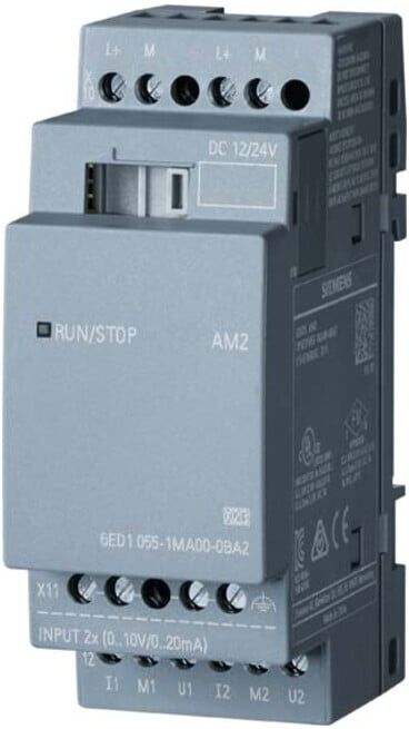 Siemens Indus.Sector LOGO!8 AM2 Erweit.modul 2 AE 6ED1055-1MA00-0BA2 (6ED10551MA000BA2)