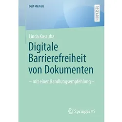 Digitale Barrierefreiheit von Dokumenten, Fachbücher von Linda Kaszuba