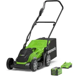 Greenworks 40V Rasenmäher 35cm - 2Ah Akku