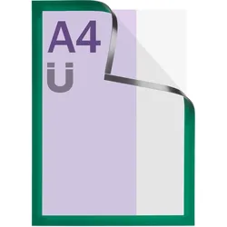 Magnetrahmen A4, magnetisch grün, Hart-PVC