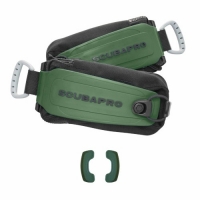 Scubapro - Hydros Pro 2 - Monorail-Bleitaschen-Set - Größe: Standard - Farbe: Armee Grün