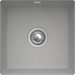 Villeroy und Boch Unterbauspüle 332502KD mit Ablaufgarnitur und Excenterbetätigung, Fossil