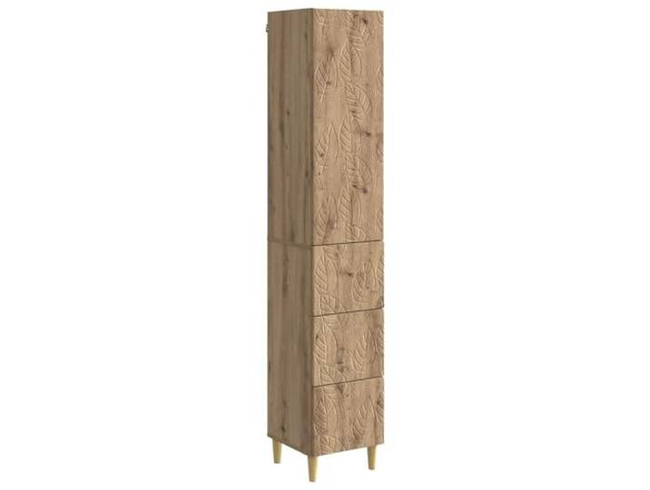 KDVXBCQJH Schrankset 2-teilig Artisan-Eiche 33x34,5x90cm Holzwerkstoff Vielseitige Aufbewahrungskombination aus Schubladenschrank und Wandschrank für Schlafzimmer, Flur oder Büro.