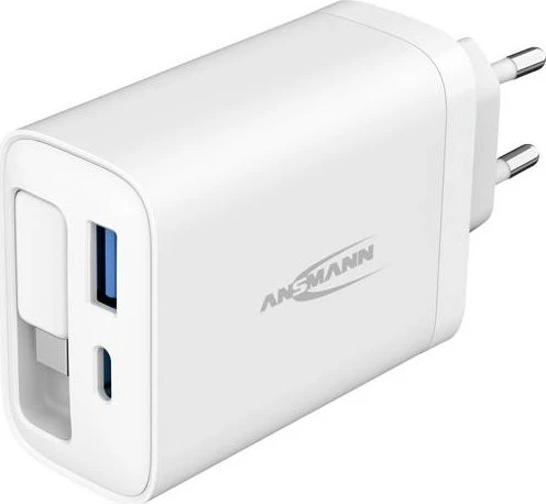 Ansmann Home Charger 230PD mit Kabel / 3 A / 30 W / 2 Port (weiß)