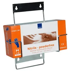 Handschuhspender Abena Flexi-Rack, Handschuhboxhalter 1 Fach geeignet zur Wandmontage, passend für eine Handschuhbox