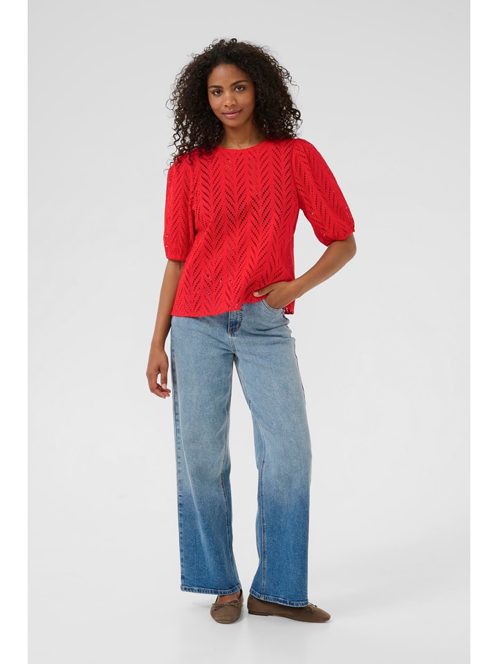 Kaffe Bluse in Rot - 42