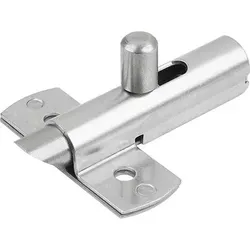 RIEGEL MIT RÜCKSTELLFEDER FORM:A RIEGEL NACH OBEN L=73,5, B=56, EDELSTAHL 1.4301
