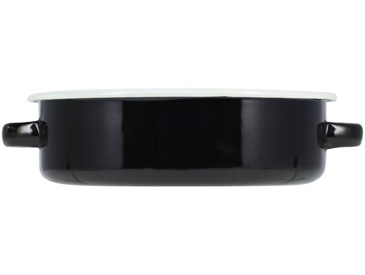 À Table! Eierpfanne schwarz 18cm, aus Eisenstahl mit Emaille-Beschichtung