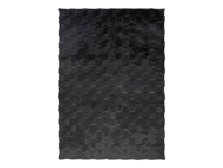 Teppich KAYOOM Botany 625 , schwarz (graphit), B:200cm H:18mm L:290cm, Polyester, Teppiche, Teppich, weicher kuscheliger Kurzflor, Fellhaptik, alle Räume, viele Farben