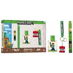 Air-Val, Beauty Geschenkset, Minecraft Edt 50+Pulsera+Llavero (Parfum Set)