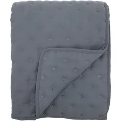 Chic Antique Aix Soft Quilt - Kuscheldecke im Vintage Landhausstil, Midnight - 180 x 130 cm