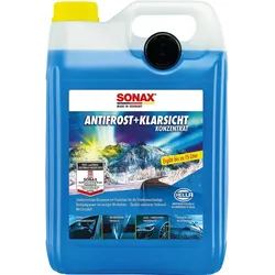 Winterscheibenreiniger SONAX AntiFrost + Klarsicht Konzentrat Citrus 5l Kanister mit Ausgießer