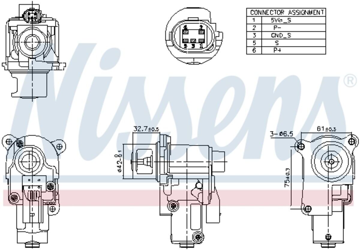 AGR Ventil NISSENS 98174