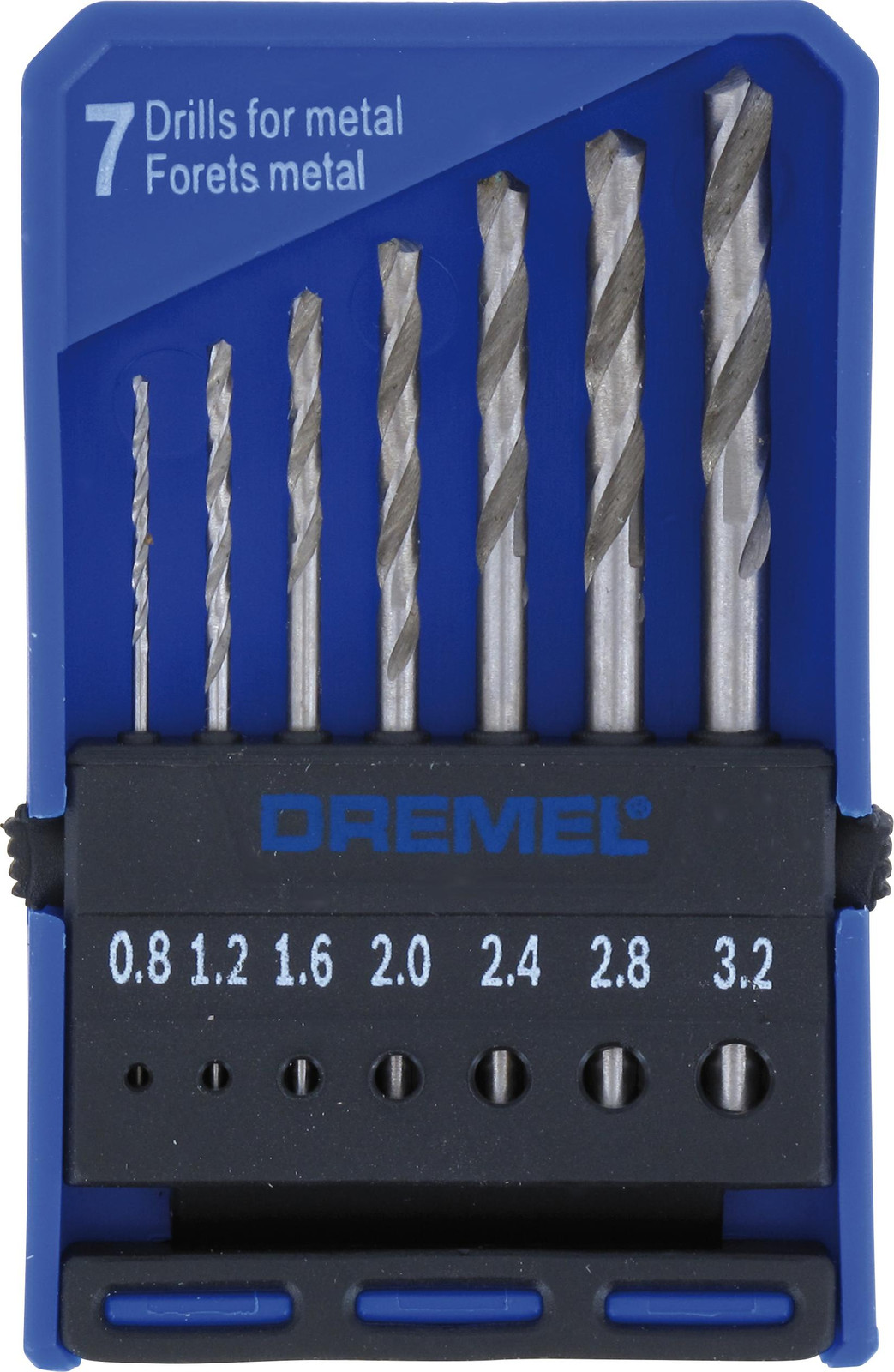 Dremel Precisieborensysteem Twist Drill in RVS, Zilver