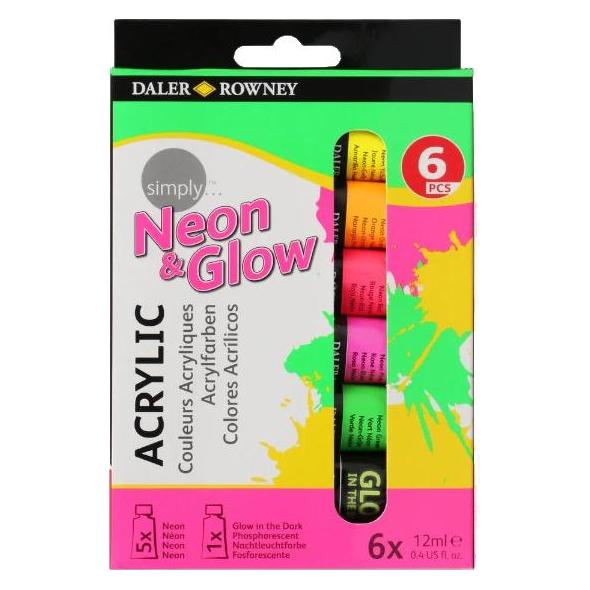 Daler-Rowney Acrylfarbe Set 6ST (12 ml) (D126500306)