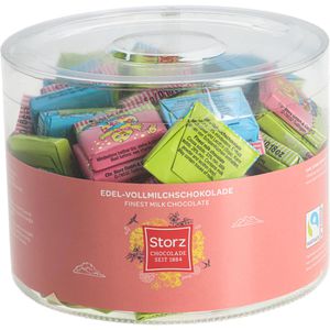 Storz Minischokolade Oster-Puzzle, Minischokoladentäfelchen, 100 Stück, 500 g