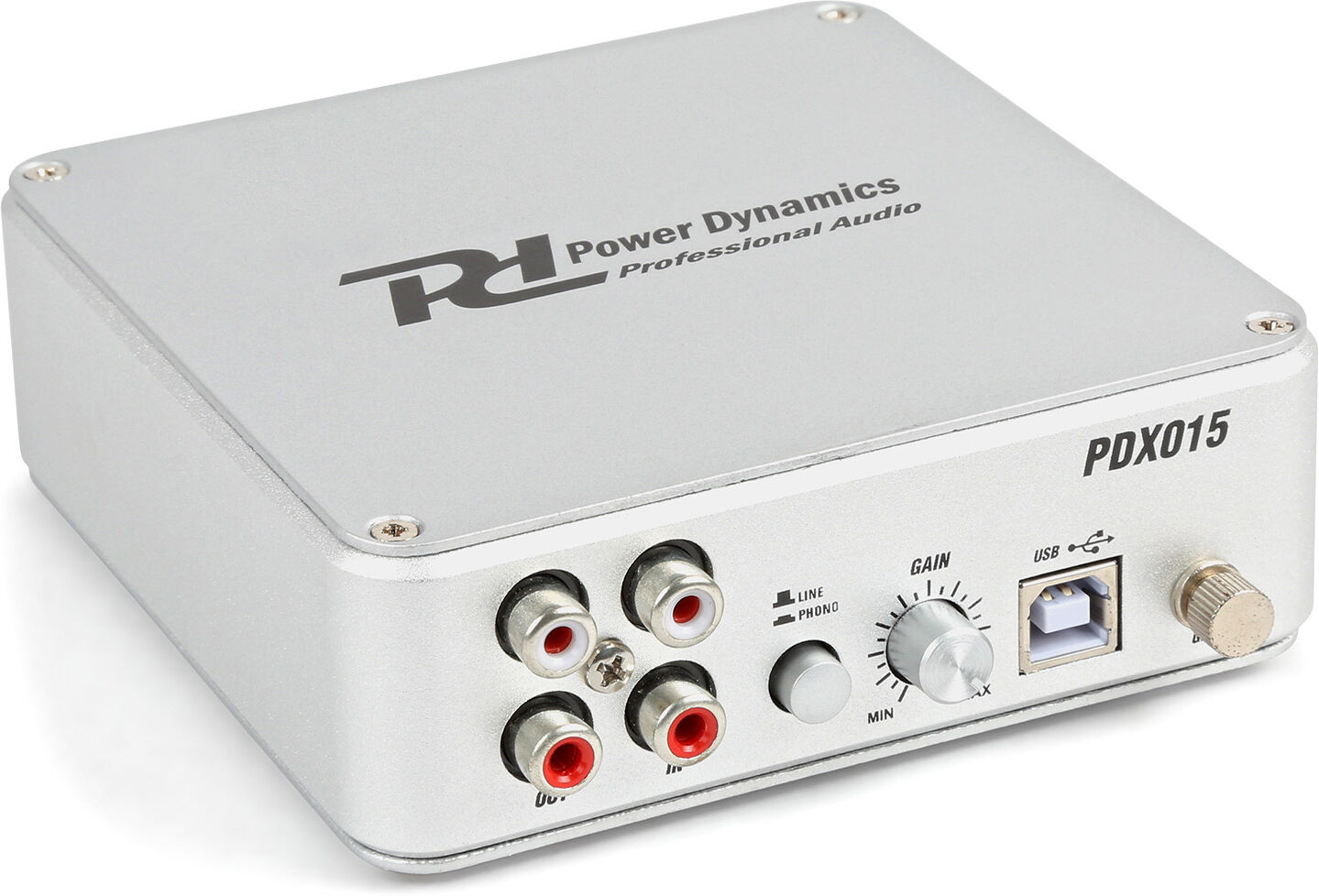 Power Dynamics Pdx015 Usb-Phono-Vorverstärker Mit Software
